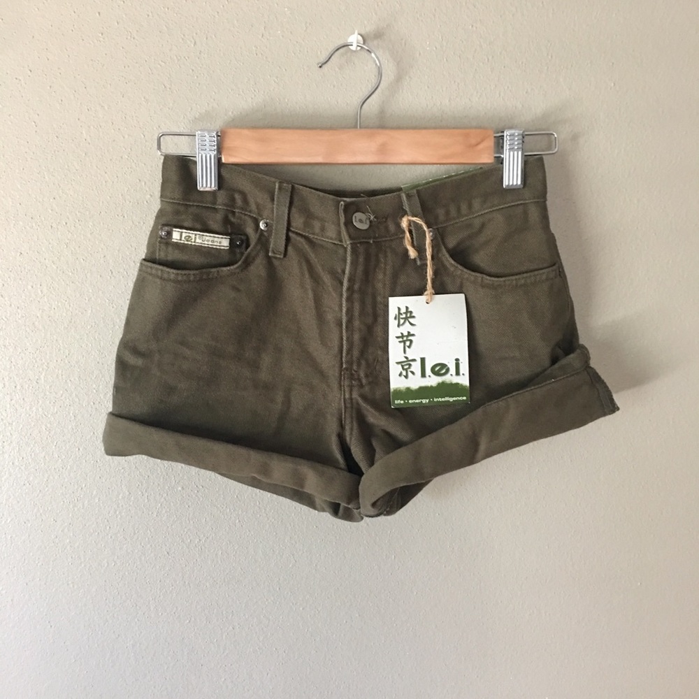 Vintage L.e.i. High Waisted Shorts - Picture 3 of 4